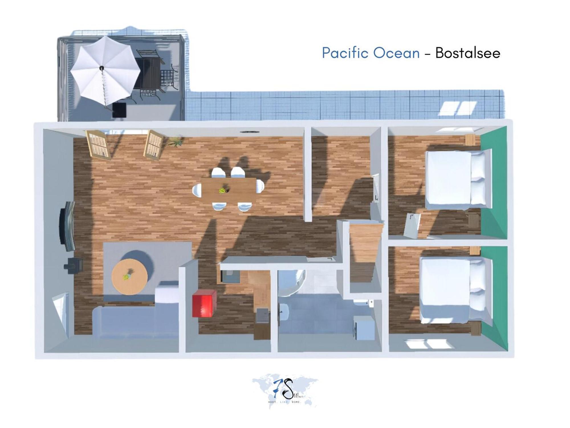 7Seas Boutique Ferienhaus Bostalsee - 2 Apartments Oder Ganzes Haus, Mit Sauna นอห์เฟลเดน ภายนอก รูปภาพ