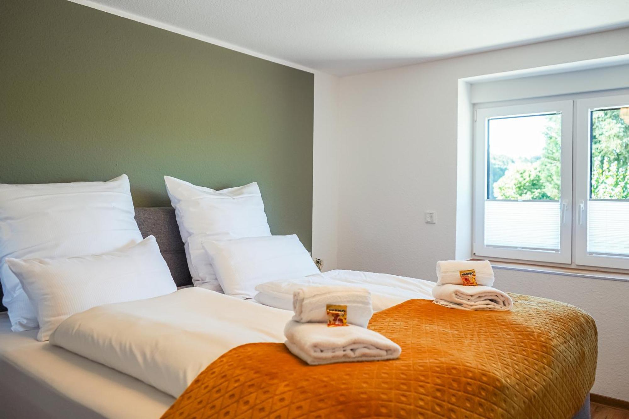 7Seas Boutique Ferienhaus Bostalsee - 2 Apartments Oder Ganzes Haus, Mit Sauna นอห์เฟลเดน ภายนอก รูปภาพ