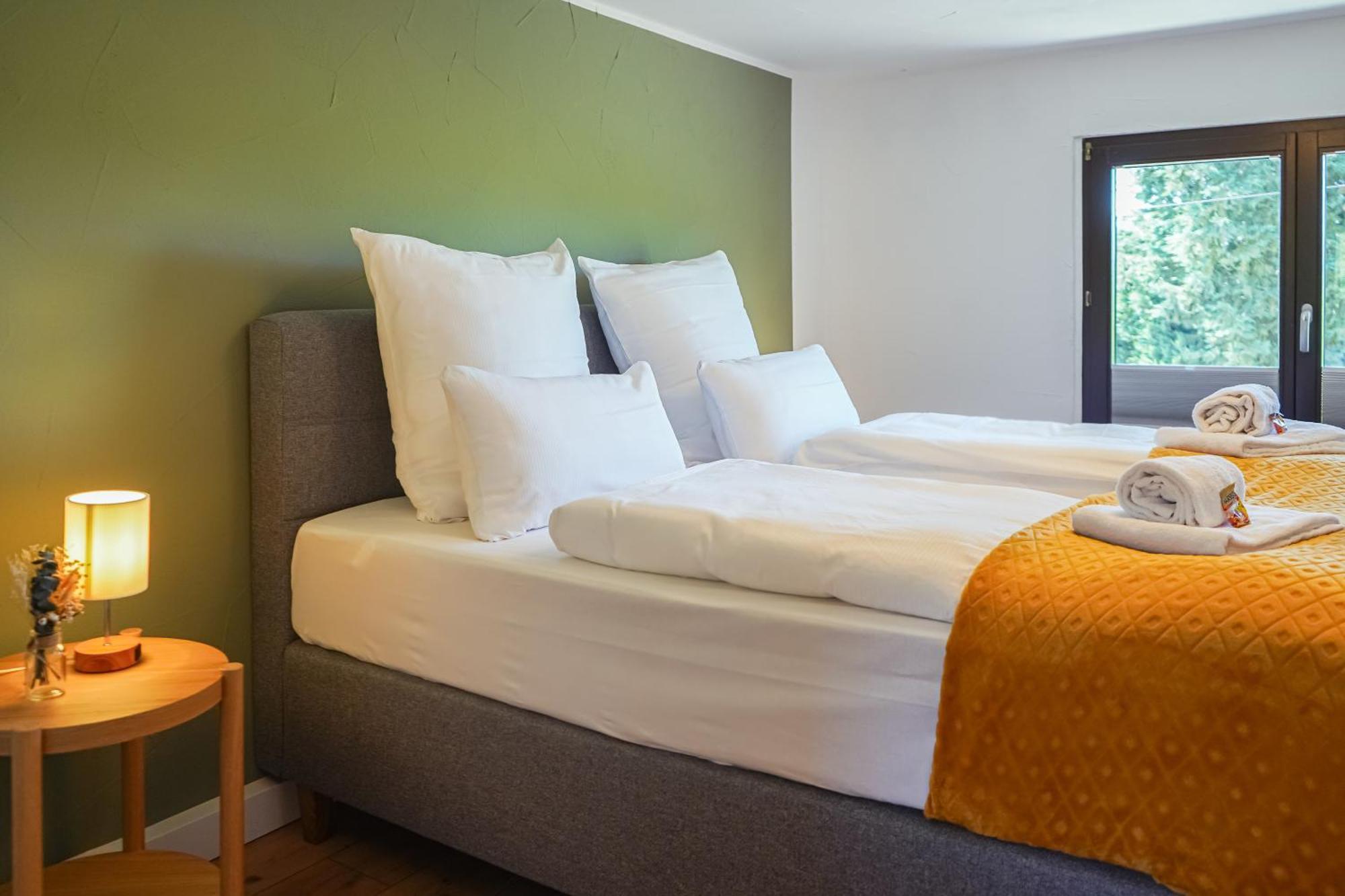 7Seas Boutique Ferienhaus Bostalsee - 2 Apartments Oder Ganzes Haus, Mit Sauna นอห์เฟลเดน ภายนอก รูปภาพ