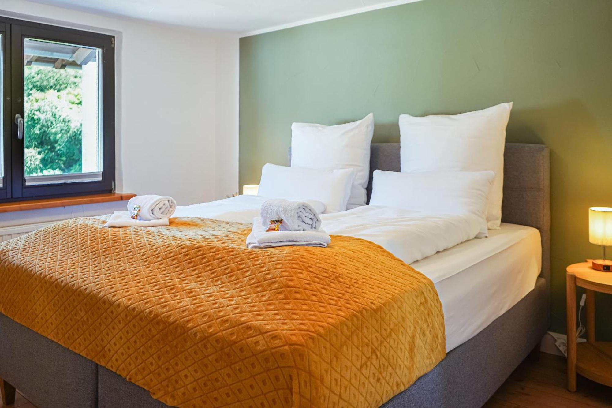 7Seas Boutique Ferienhaus Bostalsee - 2 Apartments Oder Ganzes Haus, Mit Sauna นอห์เฟลเดน ภายนอก รูปภาพ