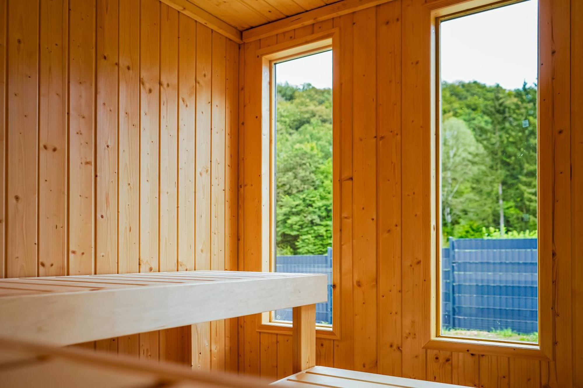 7Seas Boutique Ferienhaus Bostalsee - 2 Apartments Oder Ganzes Haus, Mit Sauna นอห์เฟลเดน ภายนอก รูปภาพ